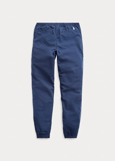Polo Ralph Lauren Cotton Poplin Jogger Pant In Newport Navy