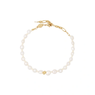 Shop Anni Lu Stellar Pearly 18kt Gold-plated Bracelet