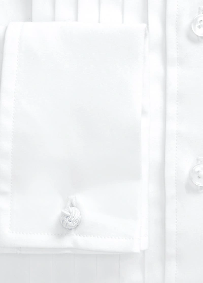 Polo Ralph Lauren Slim Fit Cotton Tuxedo Shirt In White