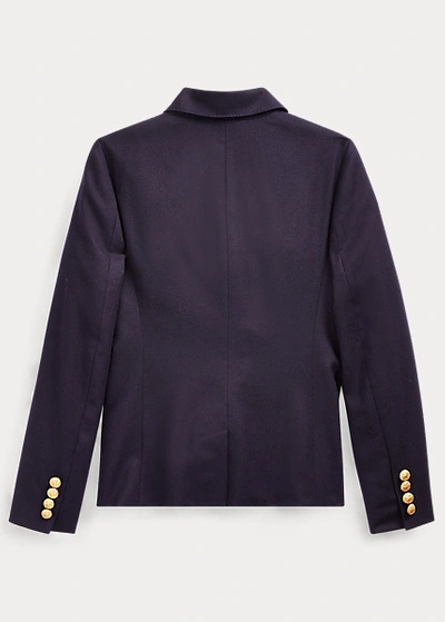 Polo Ralph Lauren Single-breasted Wool Blazer In Greenwich Navy