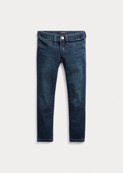 Polo Ralph Lauren Toddler Girls Aubrie Denim Leggings In Lucey Wash