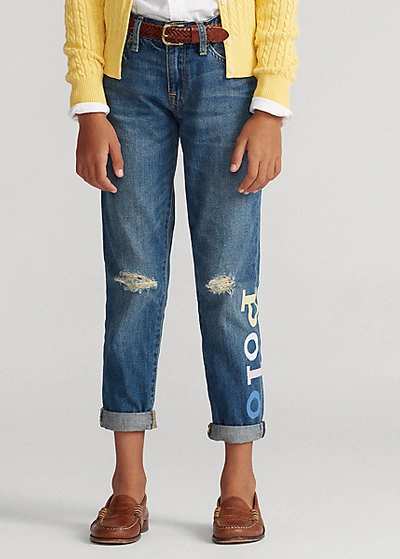 Polo Ralph Lauren Kids' Little Girl's Astor Slim Boyfriend Jeans In Jacey  Wash | ModeSens