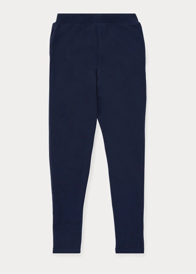 Shop Polo Ralph Lauren French Terry Jogger Pant In Hint Of Pink