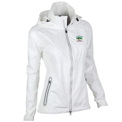 Shop Zero Restriction 2021 U.s. Open Hooded Olivia Jacket In White/white
