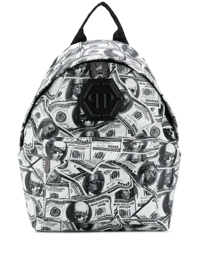Shop Philipp Plein Hexagon Dollar Backpack In Black
