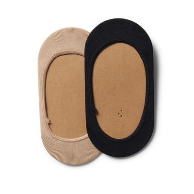 Clarks 2 Pack Nylon No Show In Black