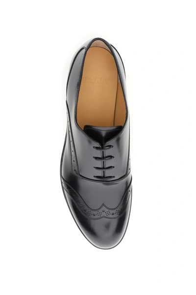 Shop Bally Frenk Lace-up Shoes In Black