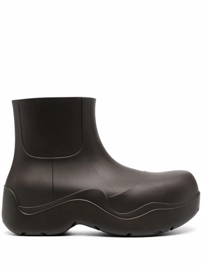 Shop Bottega Veneta Women's Brown Pvc Ankle Boots