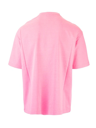 Shop Balenciaga Men's Pink Cotton T-shirt