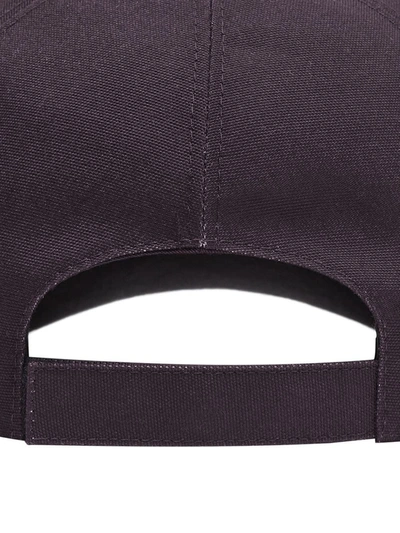 Shop Fendi Men's Purple Wool Hat