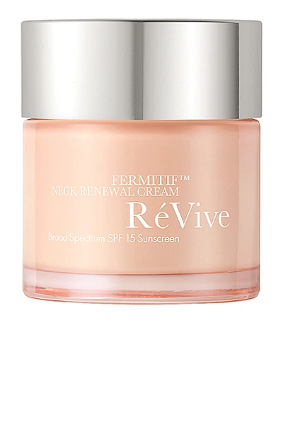 Revive Fermitif Neck Renewal Cream Broad Spectrum Spf 15 Sunscreen In N,a