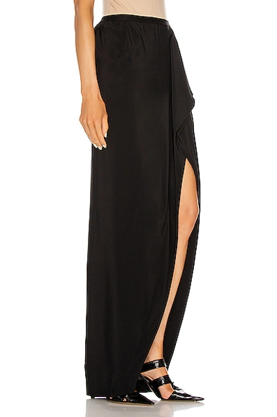 Shop Rick Owens Grace Long Skirt In Black