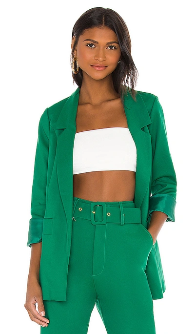 Shop Show Me Your Mumu Major Blazer In Green Suiting