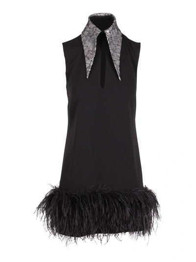 Shop 16arlington Tamie Polyester Dress In Black