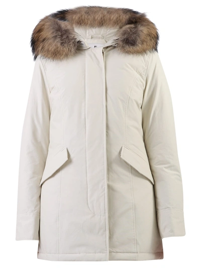 Shop Woolrich Artic Parka Coat In White