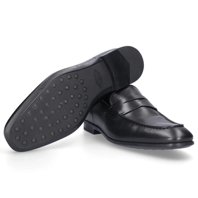 Shop Tod's Loafers Mocassino In Black