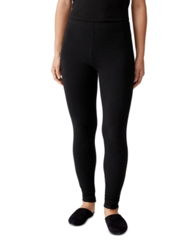 Shop Eileen Fisher Pull-on Leggings In Black