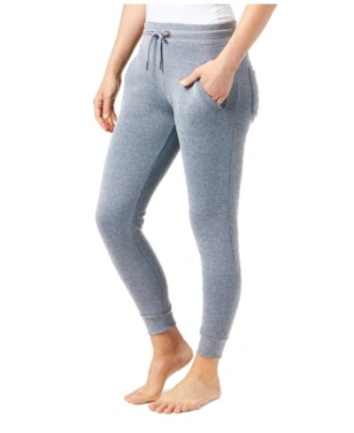Shop Galaxy By Harvic Women's Slim Fit Heavy Weight Fleece Lined Joggers In Open Gray
