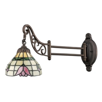 Shop Elk Lighting Mix-n-match 1-light Swingarm Wall Sconce In Bronze