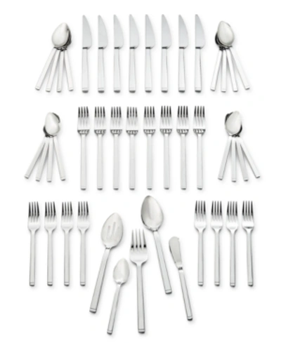 Shop J.a. Henckels Zwilling  Squared 45-pc 18/10 Stainless Steel Flatware Set, Service For 8