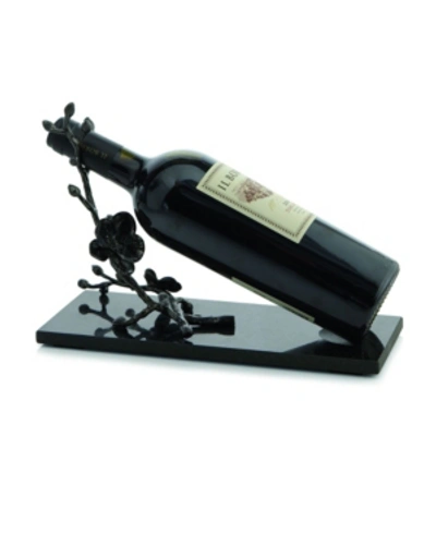 Shop Michael Aram Black Orchid Wine Rest In Silver