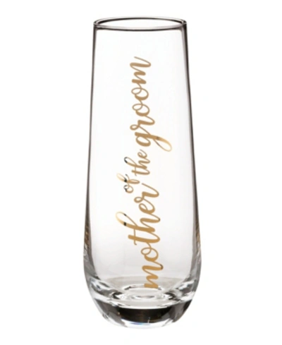 Shop Lillian Rose Mother Of Groom Stemless Champagne Glass And Wedding Toasting Glass In Gold