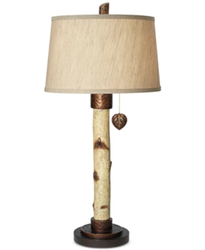 Shop Kathy Ireland Pacific Coast Birch Tree Table Lamp In Natural