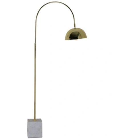 Shop Furniture Ren Wil Valdosta Floor Lamp Arc In Polished Brass