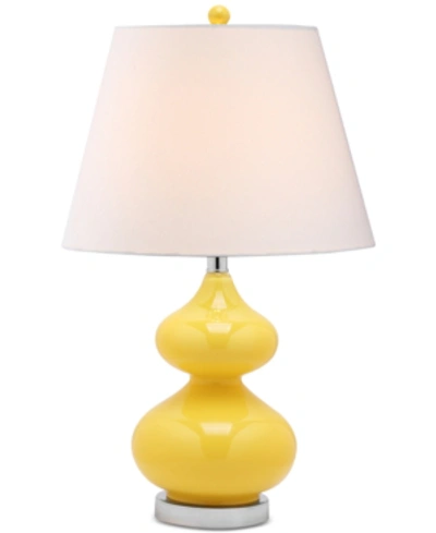 Shop Safavieh Eva Table Lamp In Yellow