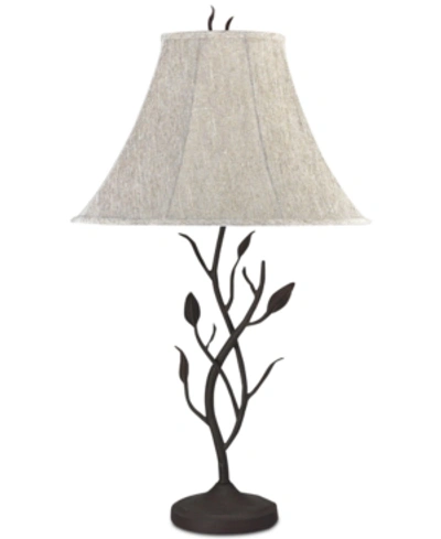 Cal Lighting Fiona Iron Table Lamp In Grey White