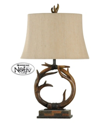 Shop Stylecraft Dalton Table Lamp In Brown