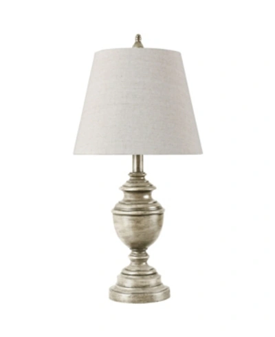 Shop Stylecraft Marion Table Lamp In Gray