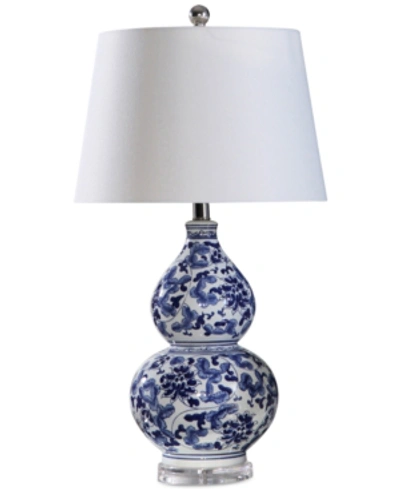 Shop Abbyson Living Stanbury Blue Table Lamp