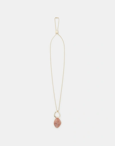 Shop Lafayette 148 Italian Charm Long Necklace In Orange