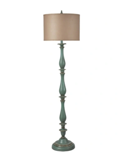 Shop Stylecraft Charlton Floor Lamp In Blue