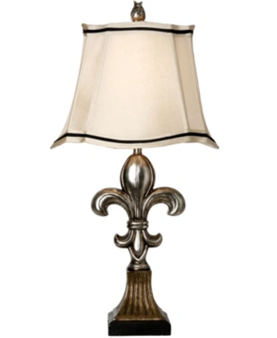 Shop Stylecraft Comono Table Lamp In Gray