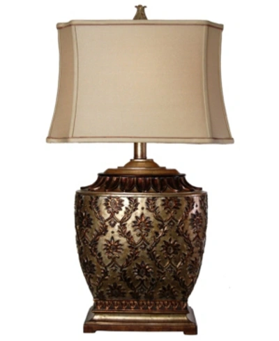 Shop Stylecraft Jane Seymour Table Lamp In Silver-tone