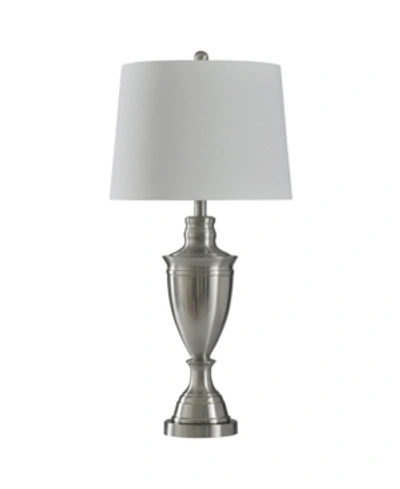 Shop Stylecraft Transitional Table Lamp In Gray