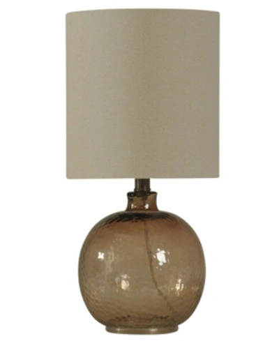 Shop Stylecraft Hardback Fabric Shade Table Lamp In Gold