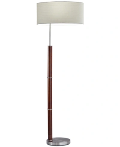 Shop Adesso Hunter Floor Lamp In Walnut