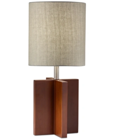 Shop Adesso Marcus Table Lamp In Walnut
