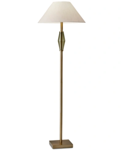 Shop Adesso Murphy Floor Lamp In Brass