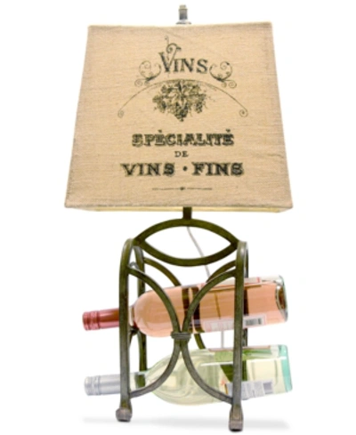 Shop Ahs Lighting Le Bon Vin Table Lamp In Dk Grey