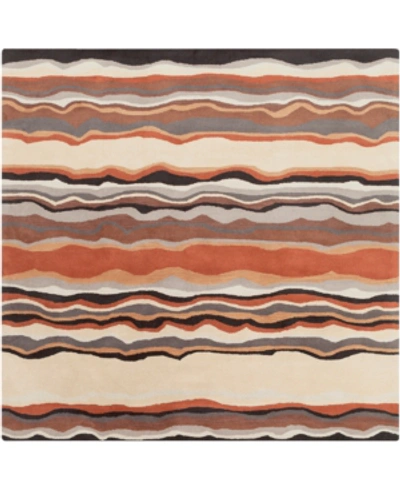 Shop Surya Closeout!  Forum Fm-7192 Tan 8' Square Area Rug