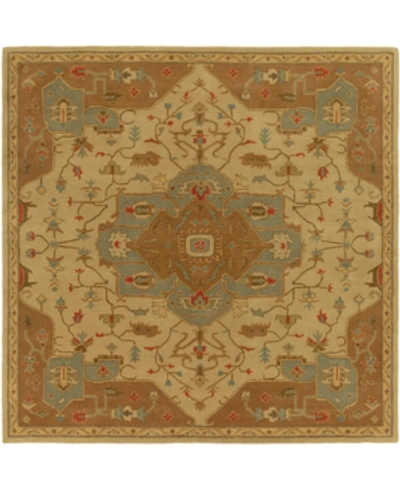 Shop Surya Closeout!  Caesar Cae-1146 Tan 8' Square Area Rug