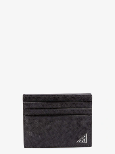 Shop Prada Card Holder In Black