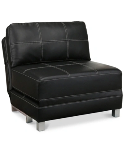 Shop Abbyson Living Gustin Futon Chair In Black