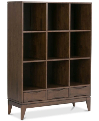 Shop Simpli Home Canden Cube Storage In Walnut