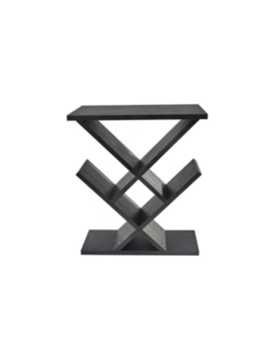 Shop Adesso Zig-zag Accent Table In Black