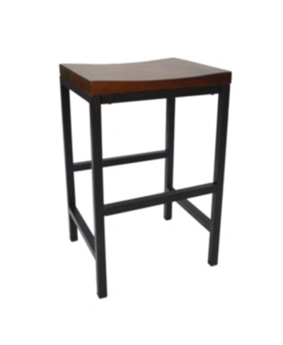 Shop Carolina Classics Landon 24" Counter Stool In Chest Blk